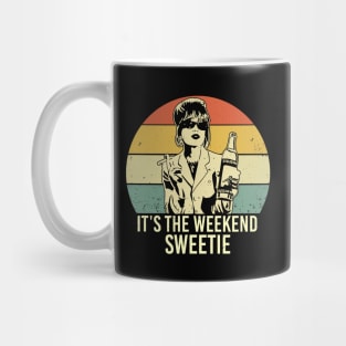 Vintage It's The Weekend Sweetie Tv Show Absolutely-Fabulous Mug